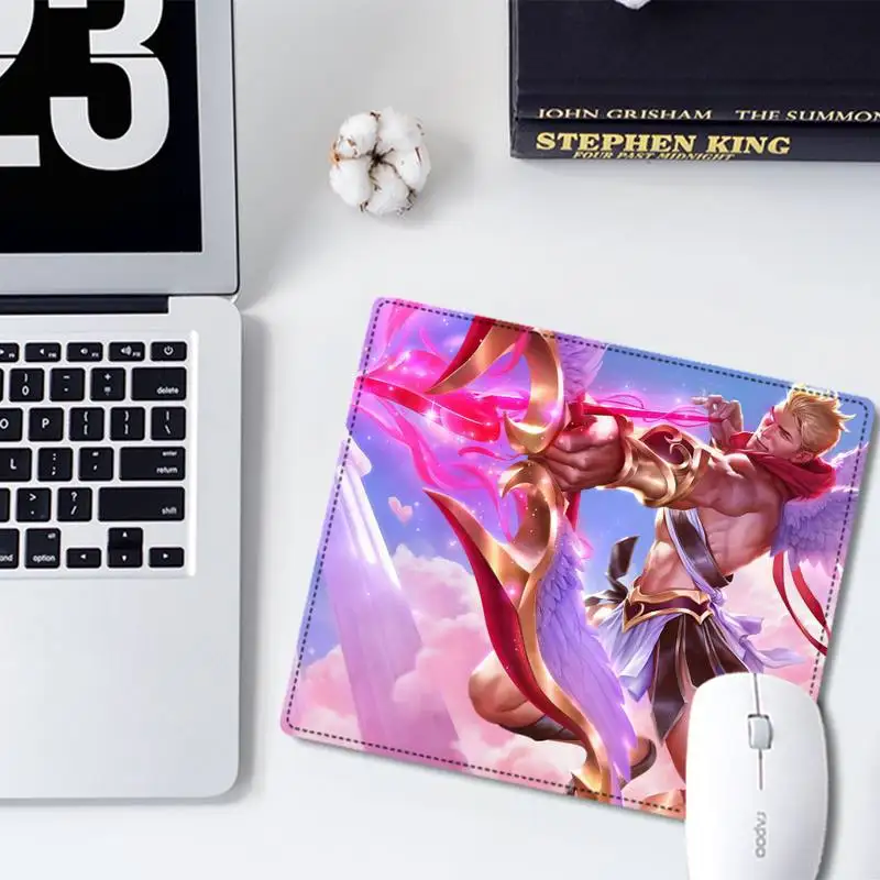 Недорогой Офисный коврик для мыши League of Legends Varus нескользящий игровой маленького