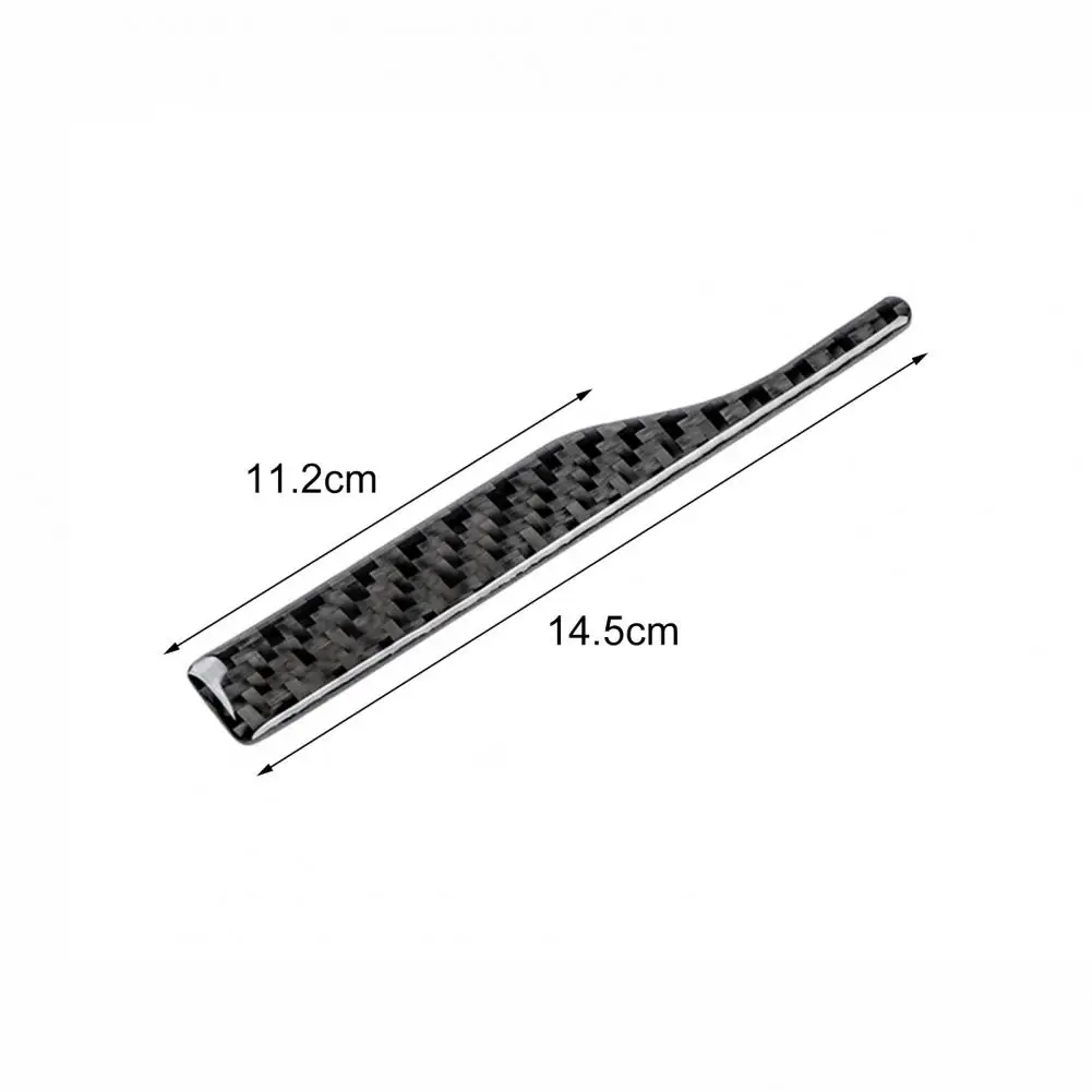 

85% Hot Sales 2Pcs Car Sticker Anti-collision Strip Carbon Fiber Rearview Mirror Anti-rub Trim for Audi A4L A6L A5 Q2L