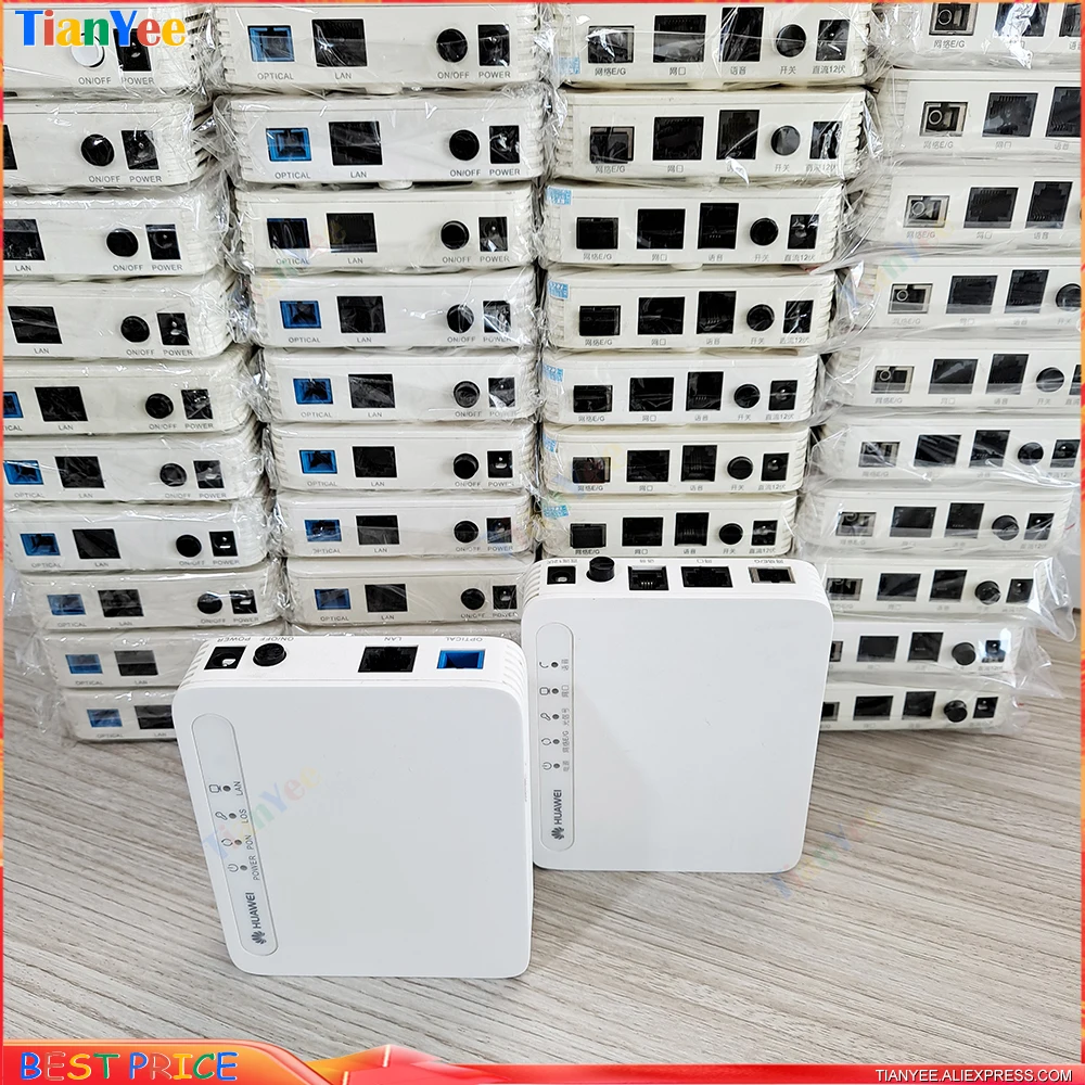 10 ~ 25 шт. HW HG8010 GPON 1FE HG8110 EPON 100Mbs терминал ONU ont FTTH fiberhome б/у с английской прошивкой HG8010H