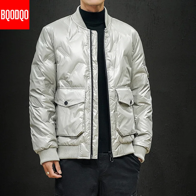 

90% White Duck Down Jacket Men Winter 5XL Black Thick Japanese Snow Jackets Military Loose Hip Hop Streetwear Casual Down Coats
