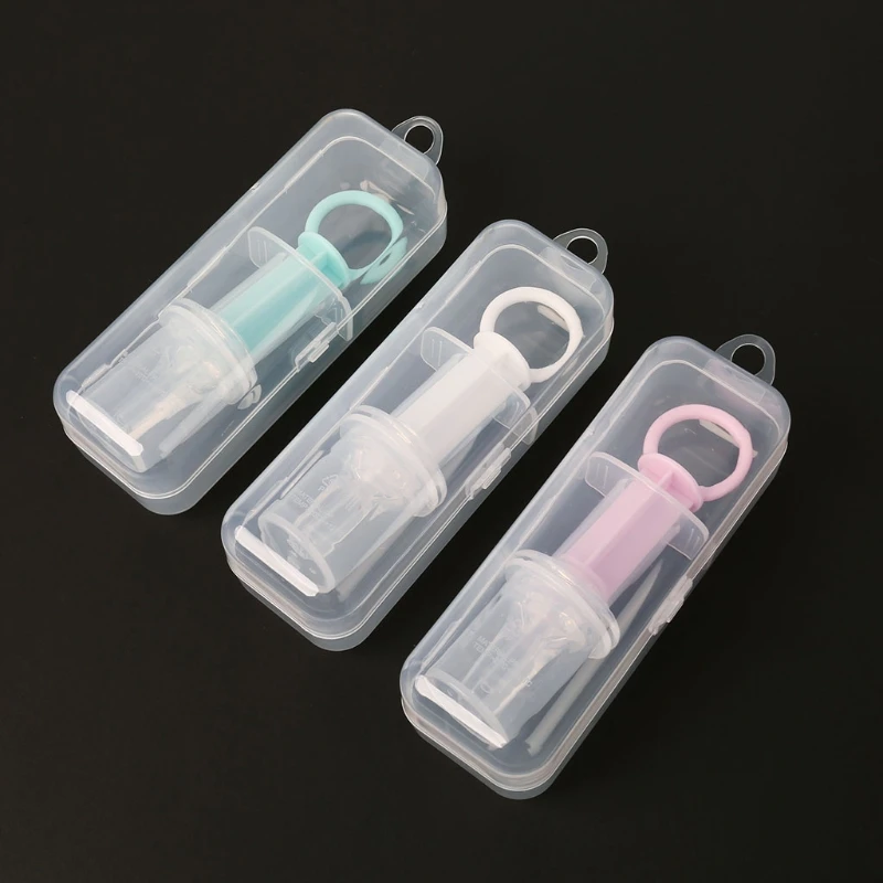 

Baby Kids Medicine Needle Feeder Dropper Dispenser Feeding Utensils With A Box