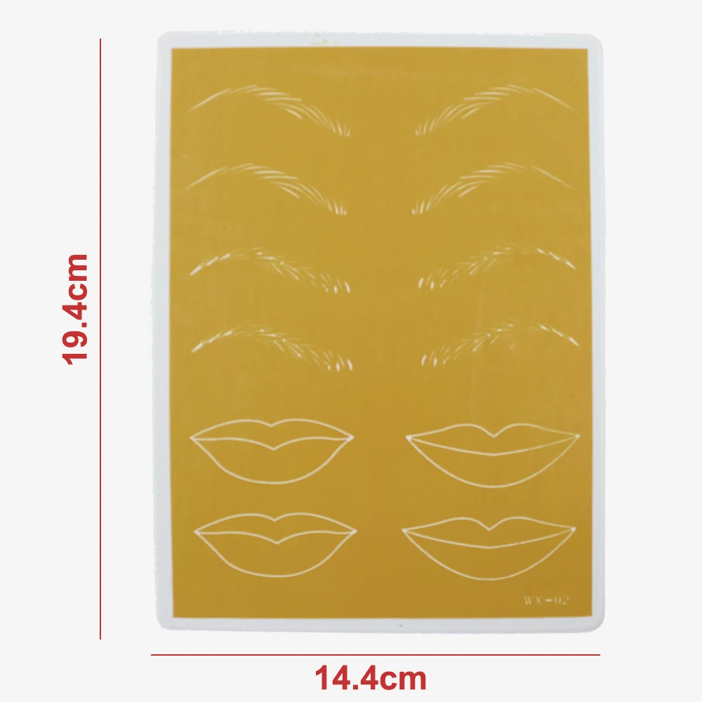 

Microblading Skin Practice Eyebrow Training Artificial Tattoo Practice Skin for Beginner Permanent Makeup Accessories Supply