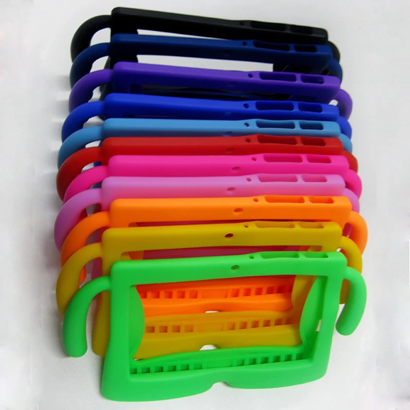 Мягкий силиконовый чехол для планшета ударопрочная защита мультяшный стиль 7