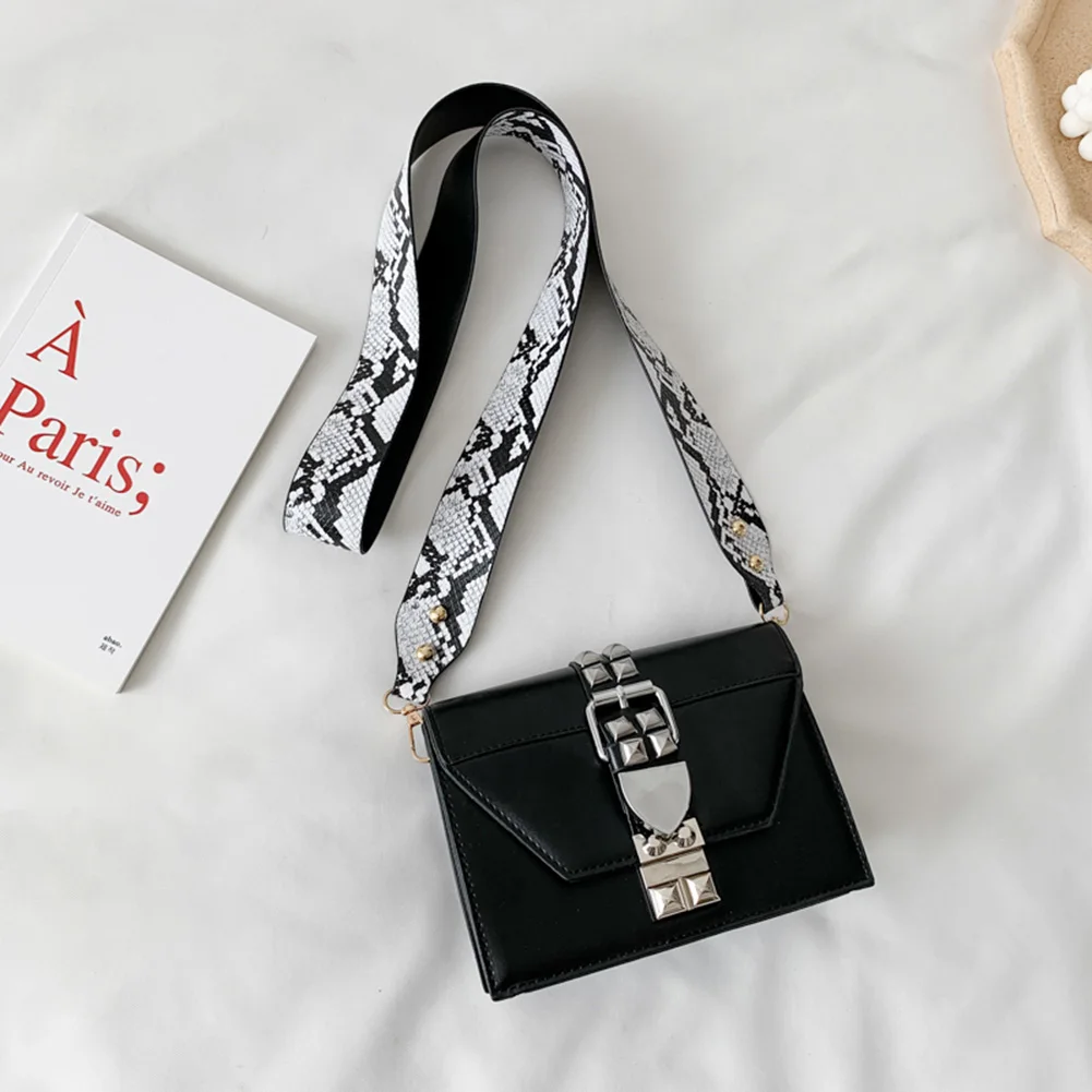 Модные Сумки из искусственной кожи со змеиным ремешком ремешок аксессуары для