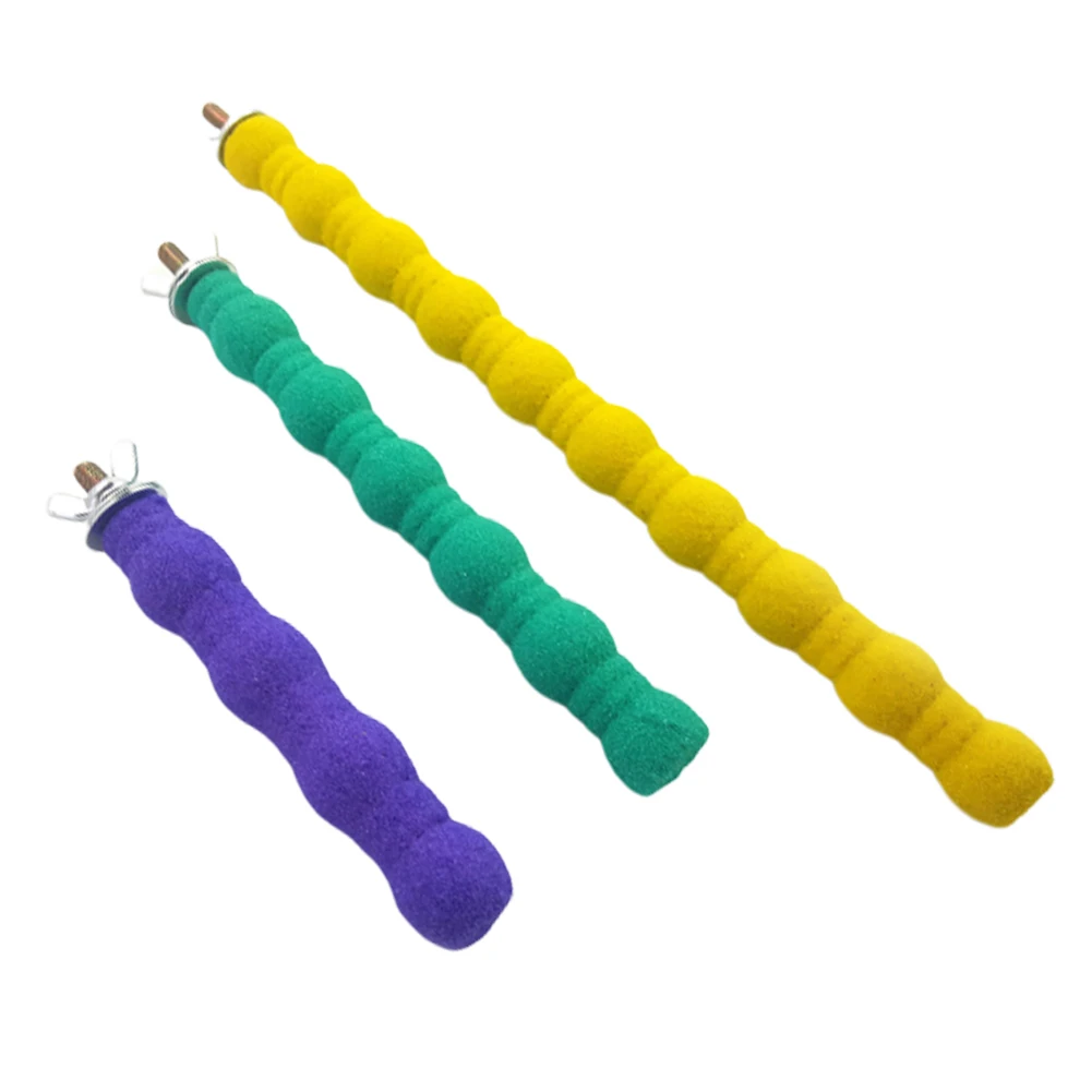 Прочный безопасный шлифовальный стержень с когтями стойка для попугая