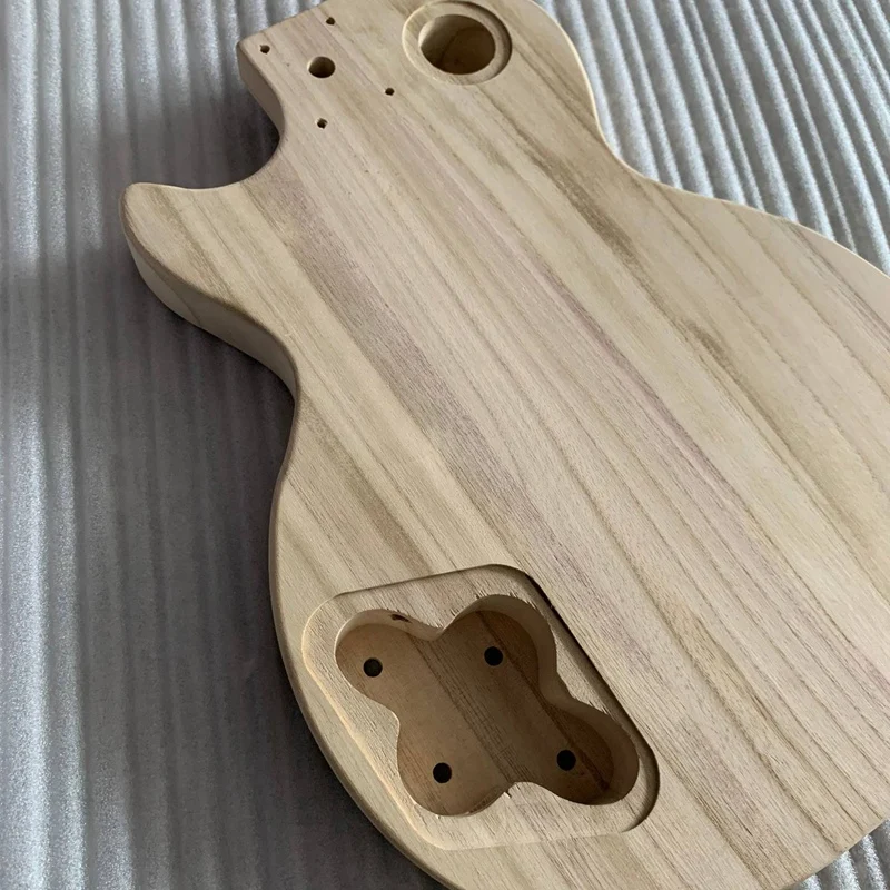 

Unfinished Handcrafted Guitar Body Candlenut Wood Electric Guitar Body Guitar Barrel Replacement Parts