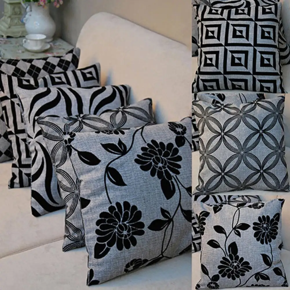 

Fashion Plaid Throw Pillow Case Pillowcase Sofa Car Cushion Cover Home Decor