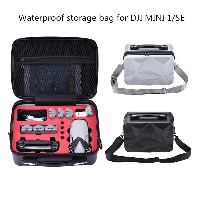 

Чехол для хранения для DJI Mini SE/Mavic Mini Drone, Жесткий Чехол, водонепроницаемый чехол, аксессуар с 1 плечевым ремнем