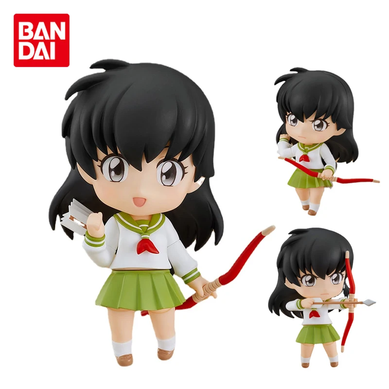 

Bandai Genuine GSC Q Version Nendoroi 1536 Inuyasha Higurashi Kagome Joints Movable Anime Action Figure Toys Gifts for Children
