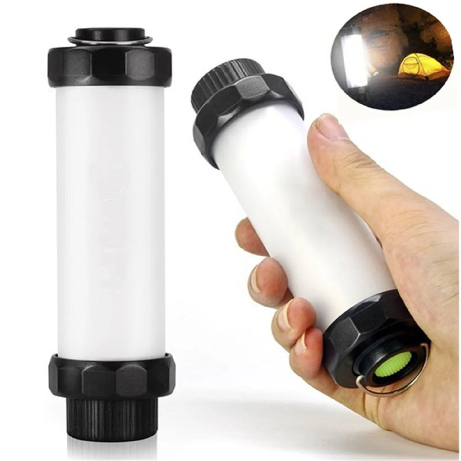 

LED Camping light USB Rechargeable Emergency Waterproof Camping Night Light 1W Dimmable IP68 SOS Flashlight for Tent Camping