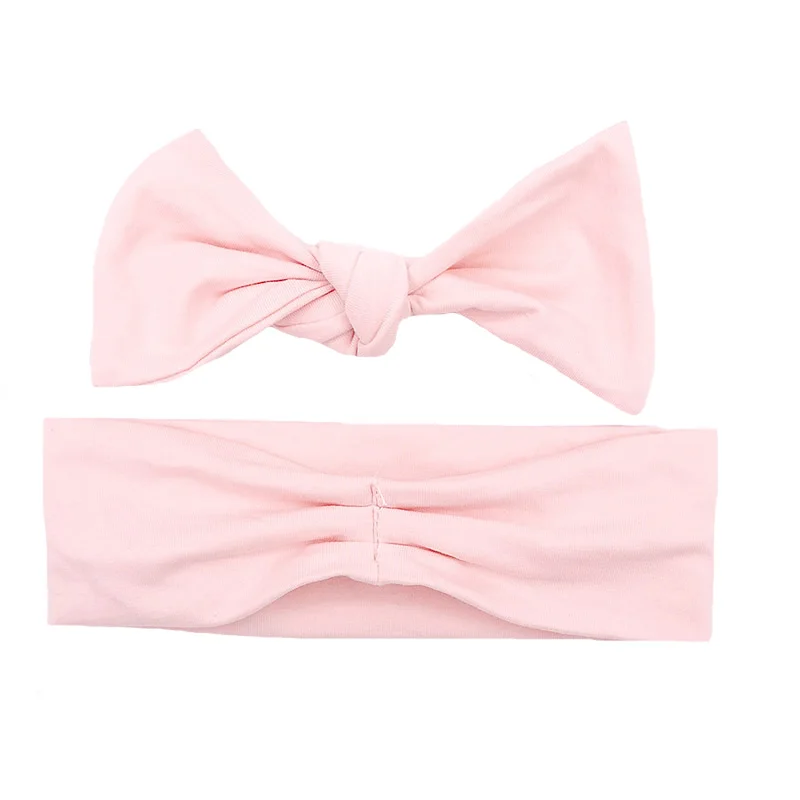 Хлопковая повязка на голову с бантом для маленьких девочек головной убор детей