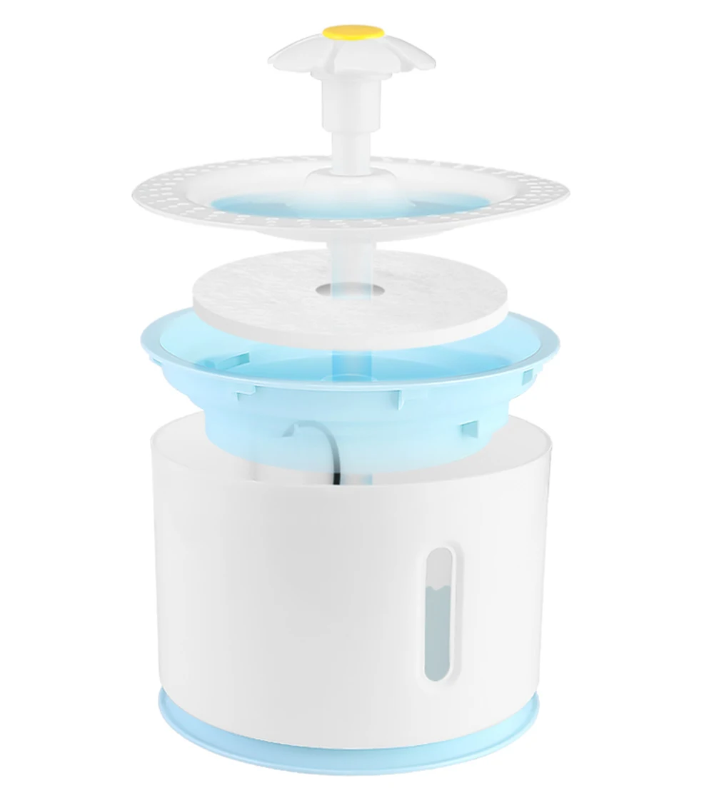 1.6L Electric Water Fountain Automatic Cat Dog Pet Drinker Bowl Drinking Dispenser | Дом и сад