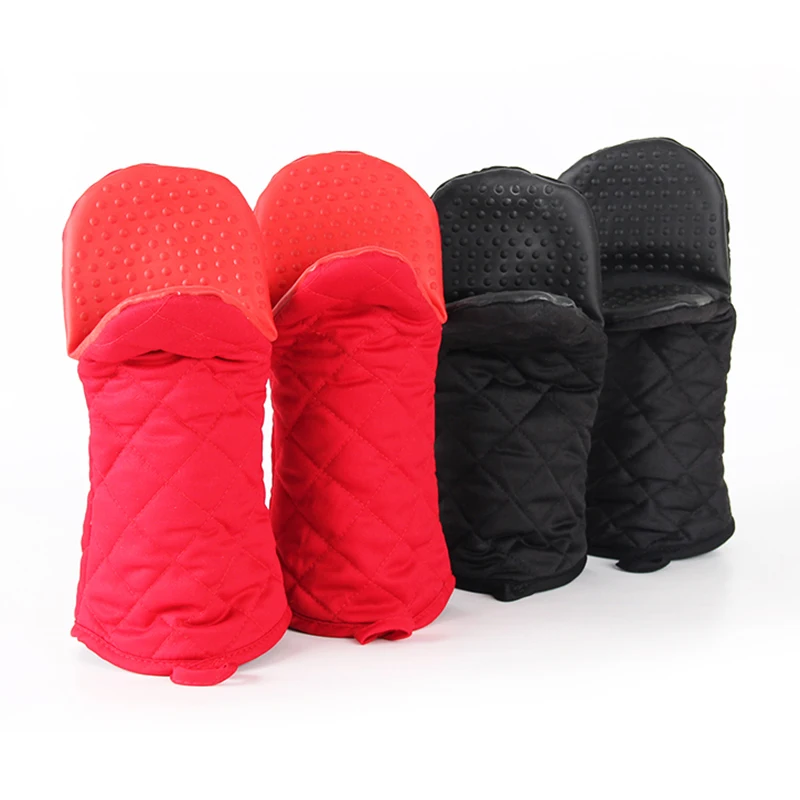 

NEW Kitchen Silicone Long Thicken Glove Cooking Heat Resistant Mitt BBQ Oven Microwave Gloves Insulated Kitchen Supplies