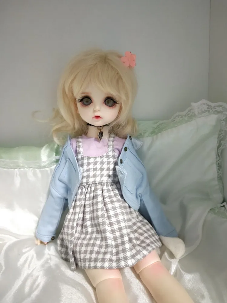 1/6 BJD одежда аксессуары пальто+ юбка+ носки+ футболка кукольные наряды для BJD/SD yosd, не включены кукла, обувь, парик и другие E2583