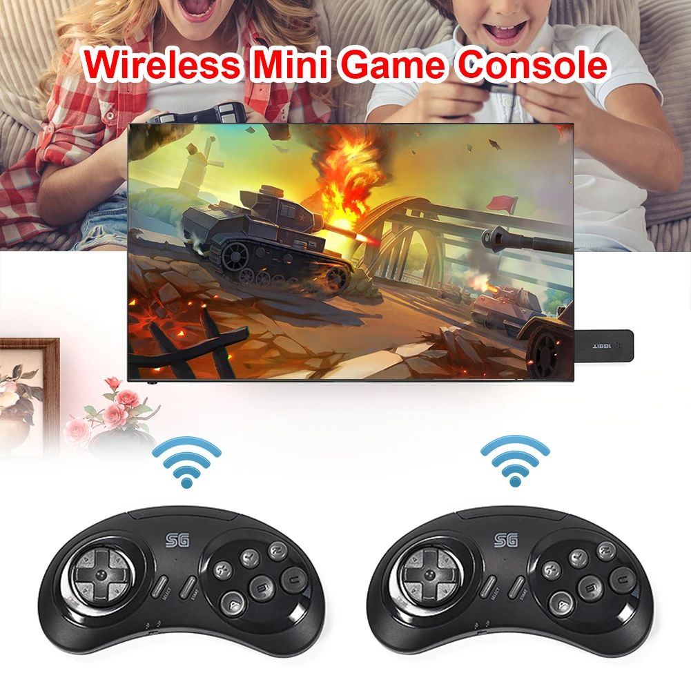 16-битная игровая консоль Sega MD Y2 SG MINI TV с 2 беспроводными контроллерами 913