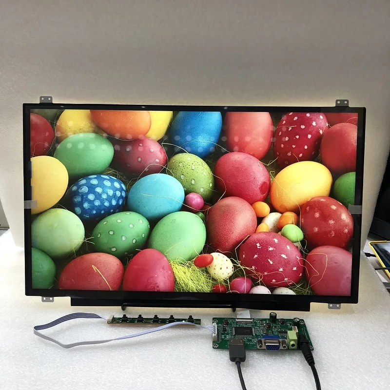17 3 дюймоый сенсорный дисплей модуль с поддержкой HDMI VGA 10 &quotточка точка&quot