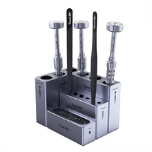 Qianli iCube Storage Box Mobile Phone Repair Tool Parts Tweezers Screwdriver Screw Parts Organizer Aluminum Alloy Storage Rack