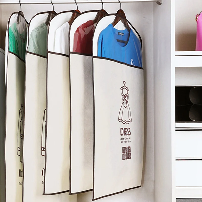 1 шт. Пылезащитная вешалка для одежды пылезащитный чехол пальто костюма сумки