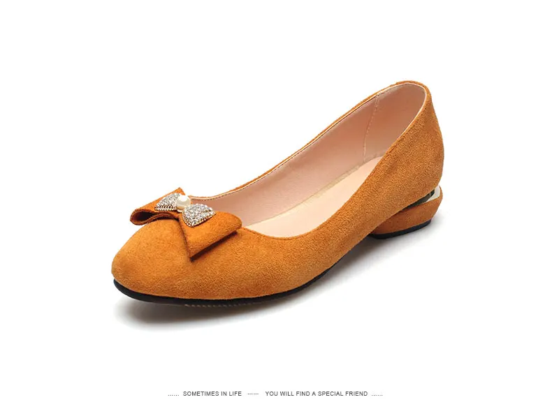 Женские замшевые туфли YMECHIC синие черные оранжевые вечерние лодочки на низком