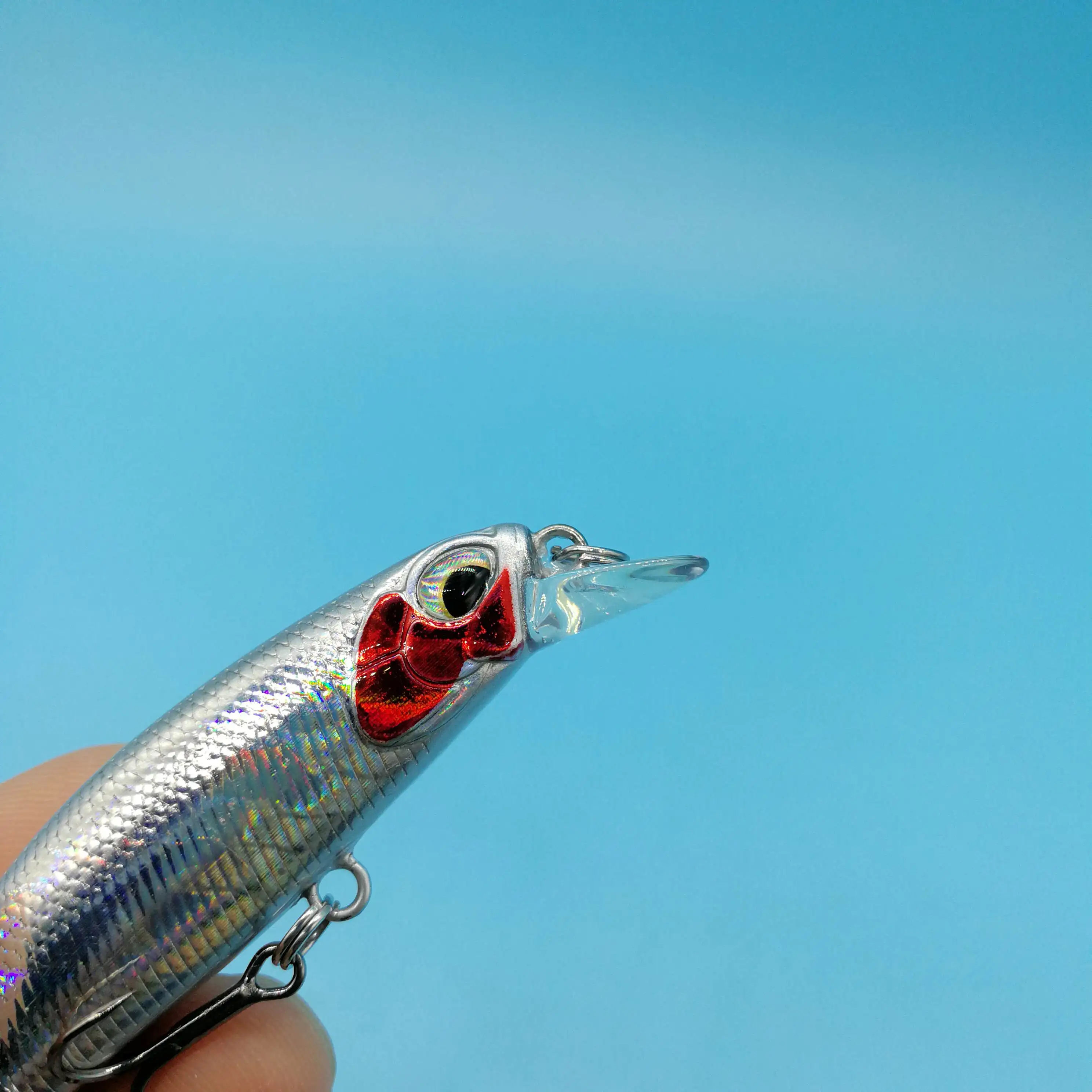 TSURINOYA 5 шт. Новый dw67 мини тонущие приманки Minnow 6 1 г/60 мм 12 цветов 3D глаза тройной