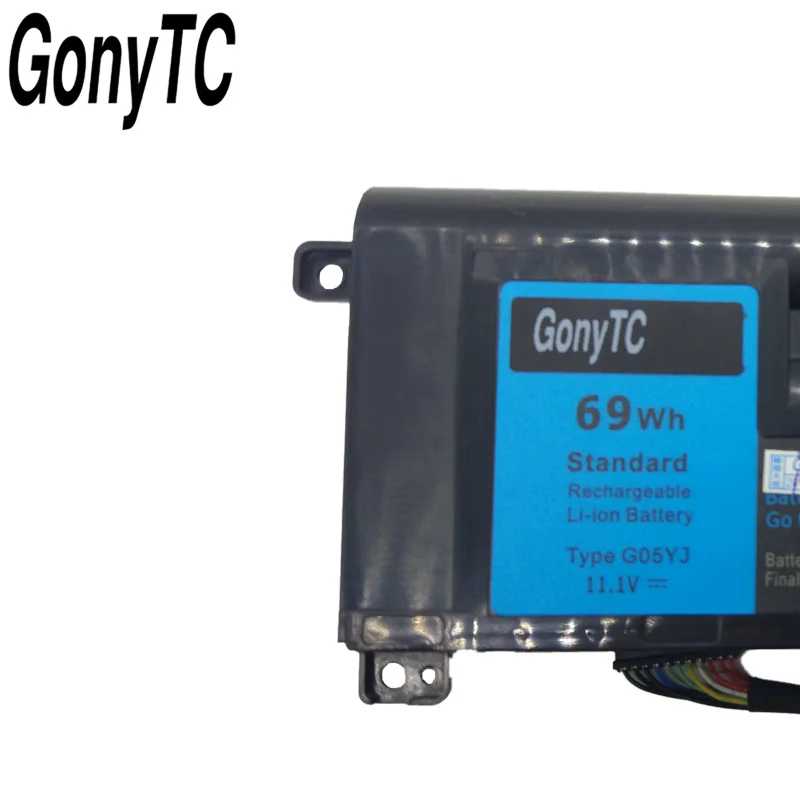 

GONYTC G05YJ Original Battery for DELL Y3PN0 8X70T For Alienware 14 A14 M14X R3 R4