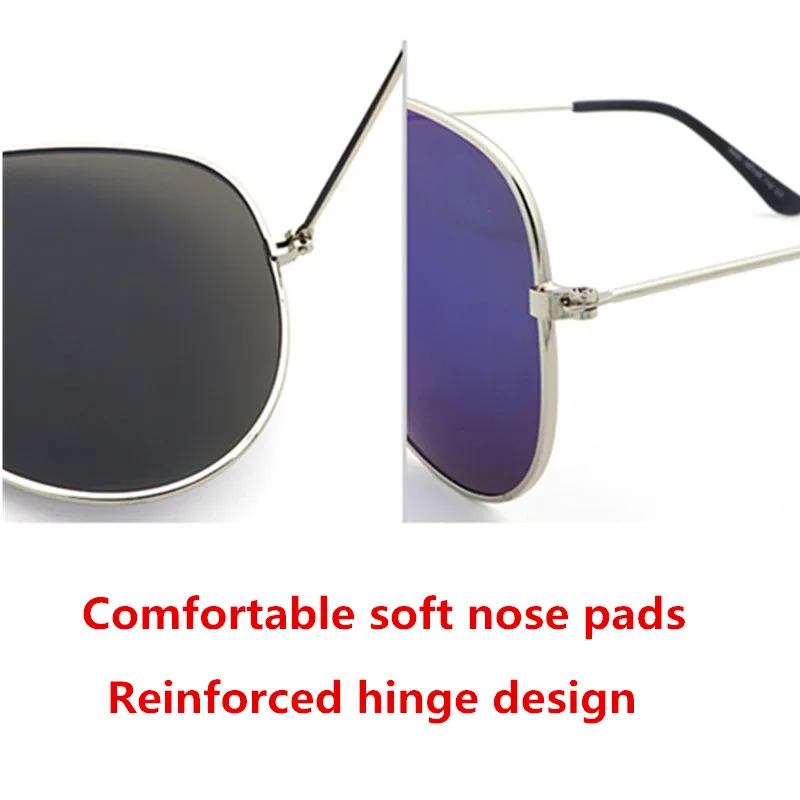 Очки солнцезащитные поляризационные унисекс зеркальные очки с защитой UV400 для