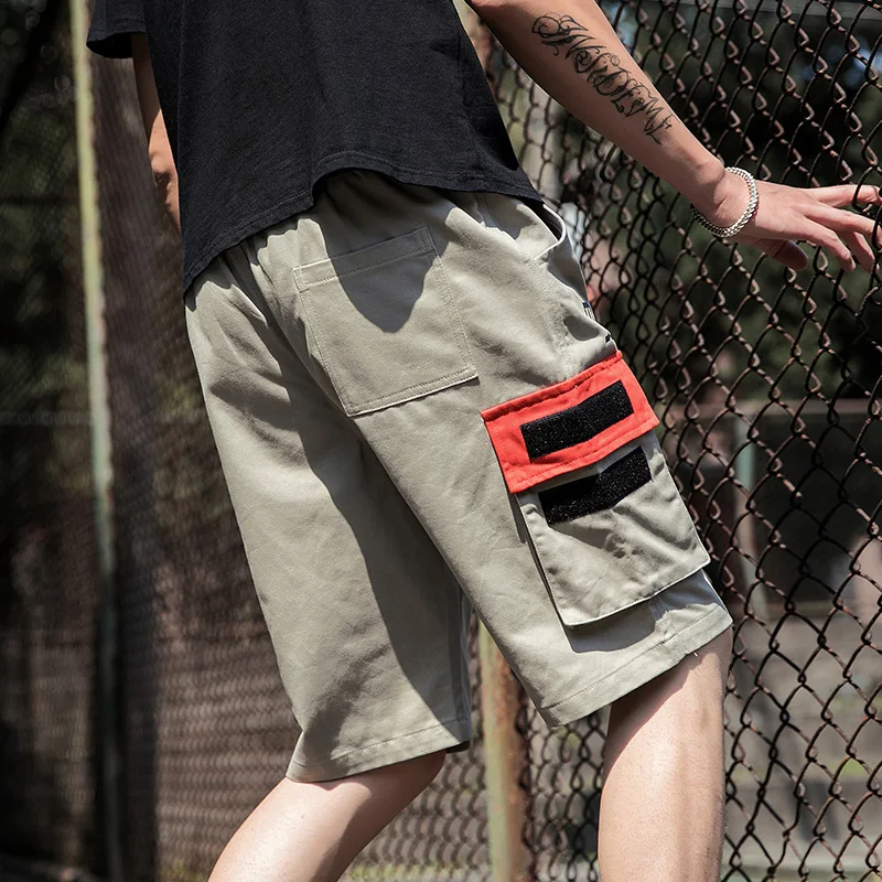 

2020 New Fashion Summer Pants Men's Baggy Multi Pocket Military Cargo Shorts Male Cotton Khaki Mens Tactical Shorts Short Pants