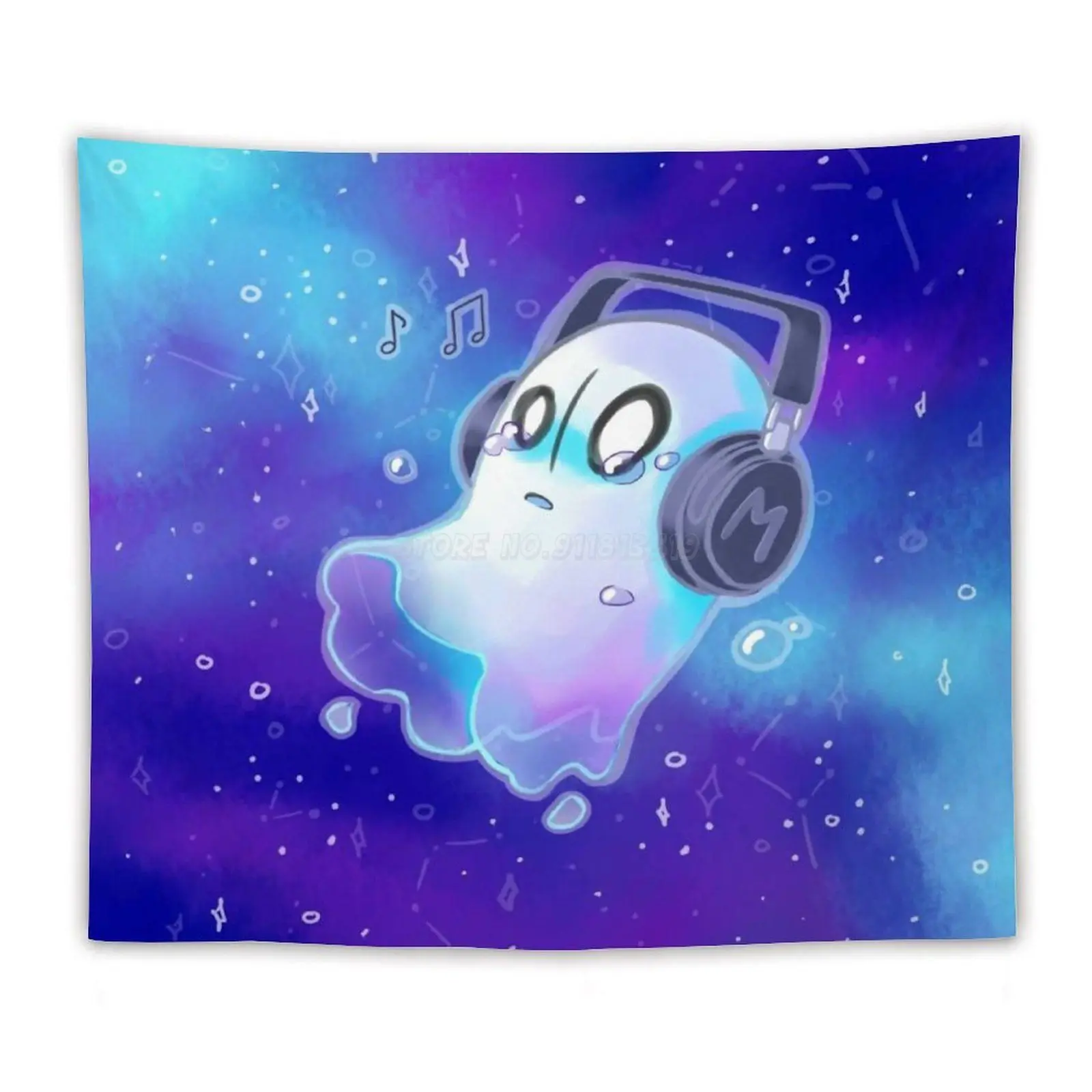 Подвесной гобелен Napstablook настенное украшение для гостиной