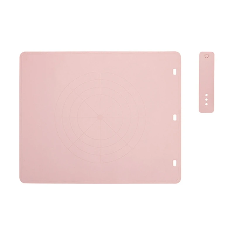 

X7AB Silicone Pastry Baking Large Fondant Dough Mats Counter Kneading Mat Non-Stick Non-Slip Pie Crust Mats for Dough Rolling