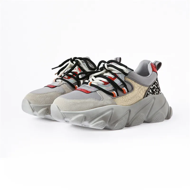 ASUMER/Новинка 2020 года Кроссовки Женская обувь на шнуровке смешанных цветов