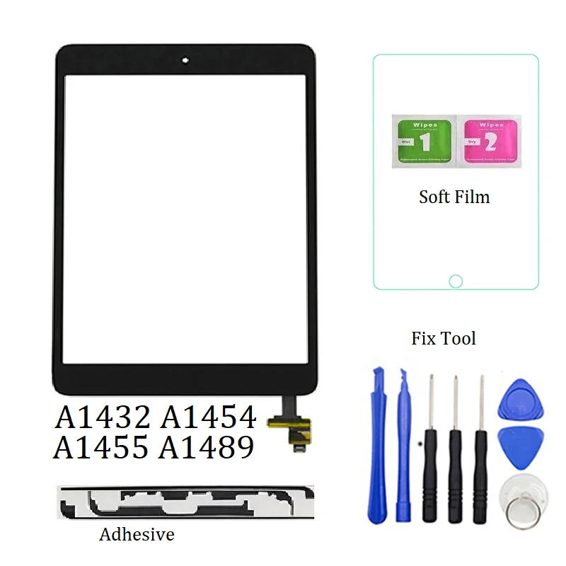 Цифровой преобразователь для iPad Mini 1 шт. цифровой сенсорного экрана 2 A1432 A1454 A1455 A1489