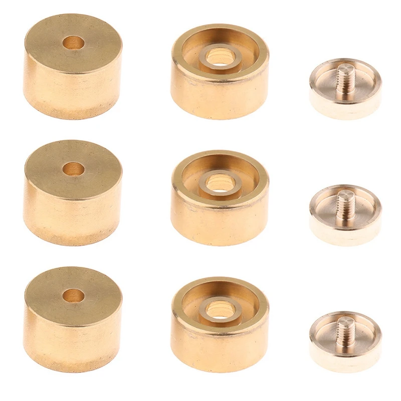 HOT 1 Set Trumpet Valve Finger Buttons Parts Accessories Musical Instrument for -Golden | Спорт и развлечения