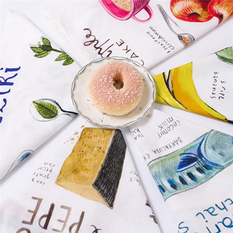 Cloth Placemat Print Table Mat Insulation Non Slip Placemats Food Bowl Desktop Kitchen Decor | Дом и сад