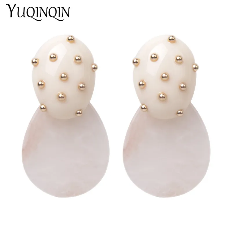 Модные круглые большие серьги для женщин 2020 милые корейские Висячие длинные