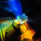 5*5*5 мм оптическая Призма многогранный яркий светильник сочетают в себе физика Преподавание преломление светильник спектра детей подарок
