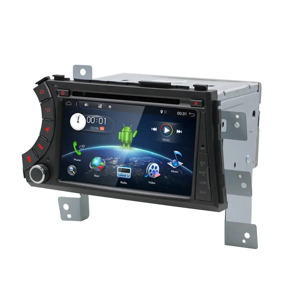 2 din автомобильный dvd gps плеер для ssangyong Kyron Actyon Автомагнитола Android 9,0 Восьмиядерный Wifi BT Радио 2 Гб ram 1024*600 экран RDS