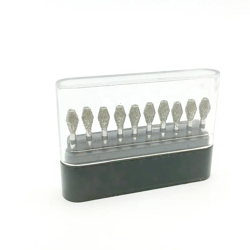 10 шт./партия Стоматологические алмазные боры сверла высокоскоростные шлифовка