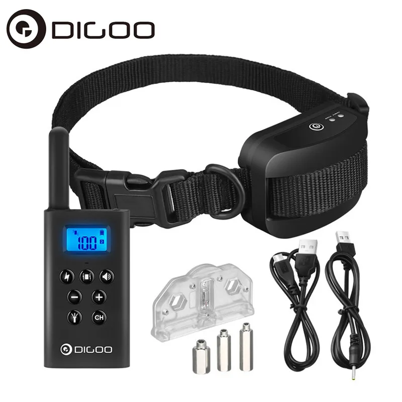 

Водонепроницаемый ошейник DIGOO DG-L618 Dog с дистанционным управлением, дрессировочный ударопрочный ошейник для собак с системой обучения