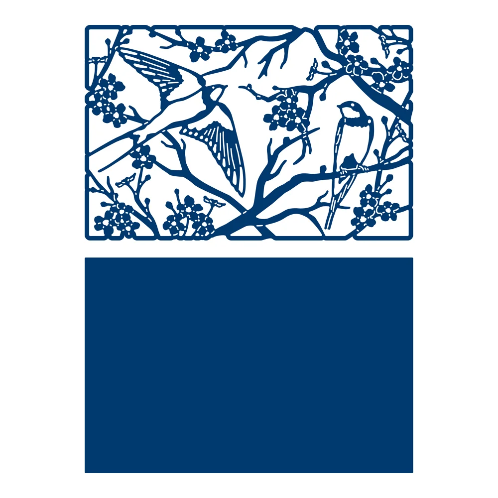 

Wild Goose Tree Bird Metal Cutting Dice And Stamps Stencils For Scrapbooking Stamps Embossing Mold Diy Paper Cards Craft Cutting