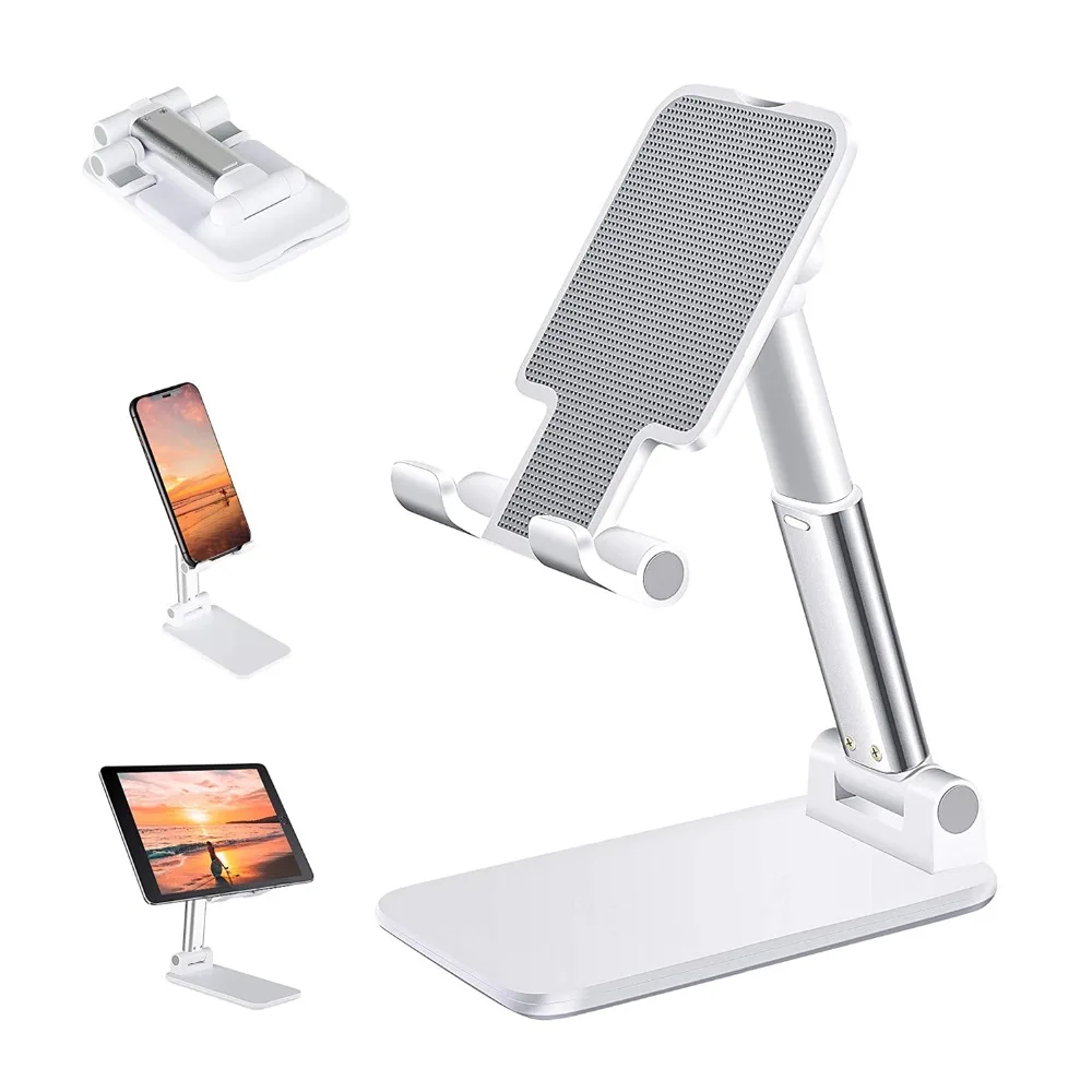 

Universal Desk Mobile Phone Holder Desktop Tablet Stand Mobile Metal Holder Table Cell Phone Stand For iPhone iPad