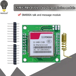 Плата расширения WAVGAT mini GPRS GSM модуль SIM900A, беспроводная плата, антенна, протестирована в магазине по всему миру для SIM800L A6 A7 SIM800C