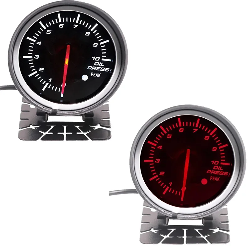 Автомобильный турбодатчик Df тахометр измеритель давления масла с красной и