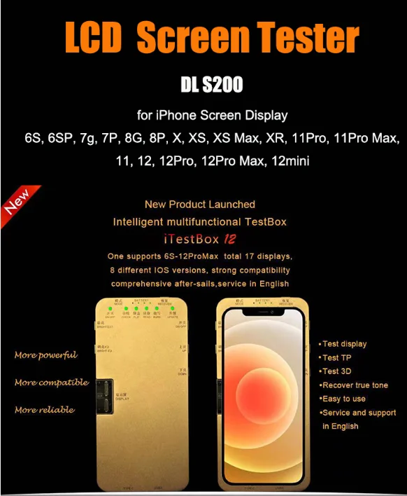 Комплект инструментов для тестирования ЖК дисплея OEM iPhone 6S до 11Pro plus дисплей