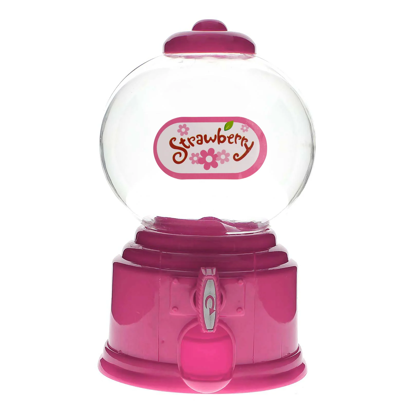 Розовый Candy Dispenser Machine Children Gum Ball Snacks Storage Boxes For Kids Plastic Gifts - Цвет: Розовый
