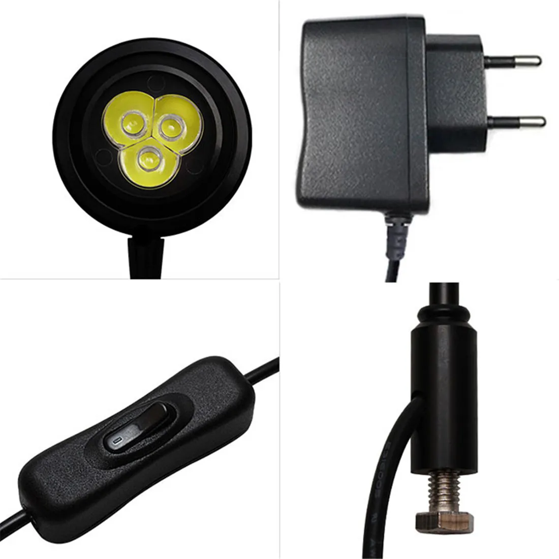 Подключите 3 Вт 5 7 светодиодный настольная лампа с акриловыми пластинами для