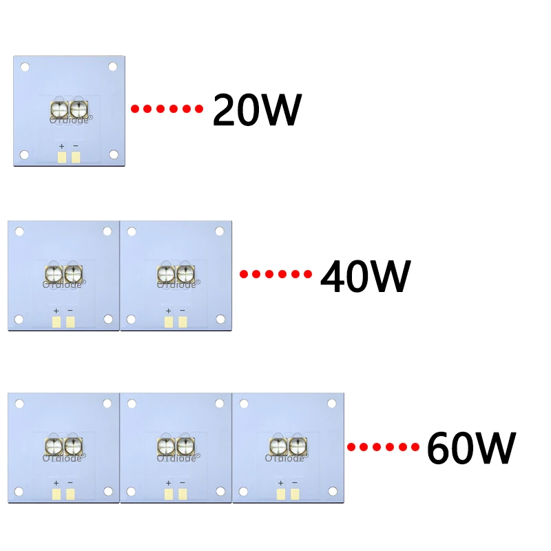 20W watts LG UV Purple LED Ultraviolet Bulbs Lamp Chips 6565 365nm 395nm 405nm COB Module 40*40 Copper Board for 3D Printer DIY | Лампы и