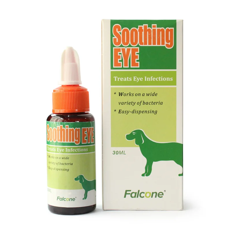 Gotas para ojos para mascotas, Keratitis, Antibacterial, antiinflamatorio, tracoma, infecci&oacute;n bacteriana, gotas para ojos para perros y gatos, 30ml-4