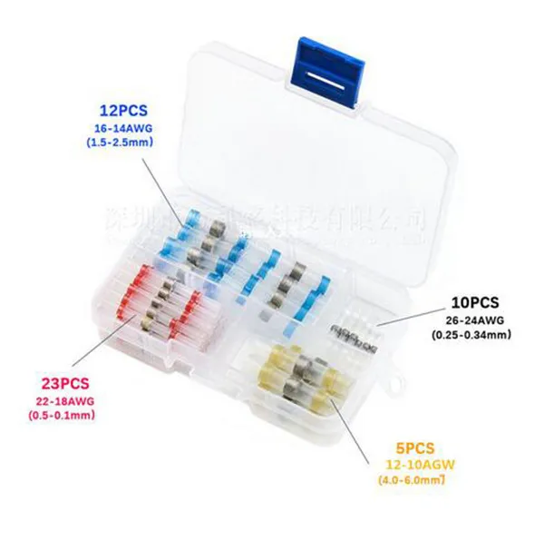 50PCS Solderstick Waterproof Solder Wire Connector Kit Original Top Quality Insulation Sleeving Heat Shrink Tubing Cable | Инструменты