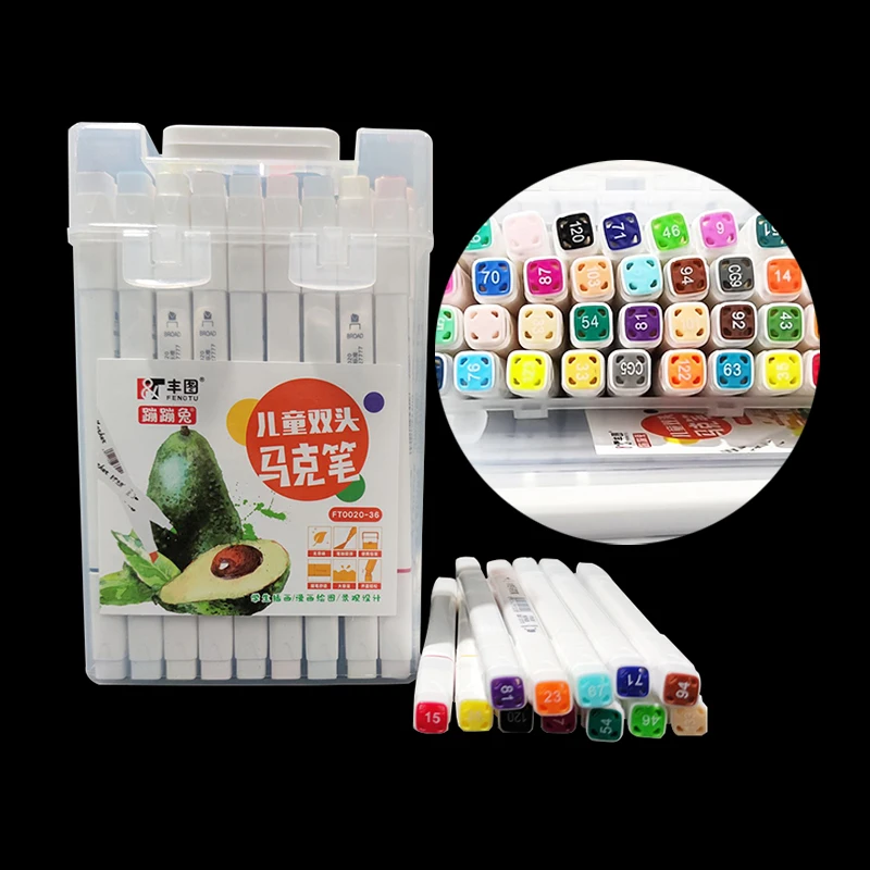 

Marker Pen Set Art Recommendation Animation Painting Design Student Painting Stationery Marker Pen Multicolor