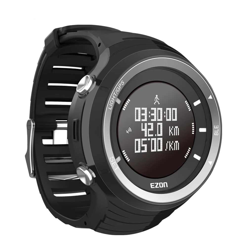 Спортивные фитнес часы с пульсометром Bluetooth 4 0 GPS трекер шагомер альтиметр